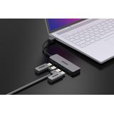 Sitecom - USB-A naar 4x USB-A Hub - Zwart - USB 3.0 - 5 Gbps