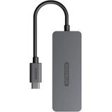 Sitecom Usb-c Hub Naar 2 X Usb-a En Zilver / Zwart (cn-5010)