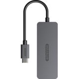 Sitecom - USB-C naar 2x USB-A + 2x USB-C - Hub - Zwart - 5 Gbps
