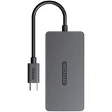 Sitecom Usb-c Hub Pro Naar Usb-a En Zilver / Zwart (cn-5013)