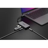 Sitecom - USB-C naar 2x USB-A + 2x USB-C Hub - Zwart - 10 Gbps