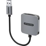 Sitecom - USB-A Card Reader - Zwart - UHS-II - 312MB/s