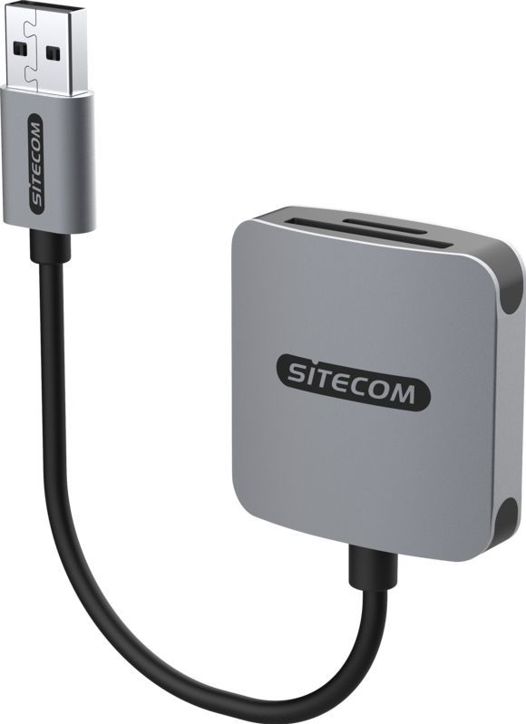 Sitecom - USB-A Card Reader - Zwart - UHS-II - 312MB/s
