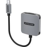 Sitecom - USB-C Kaartlezer - Zwart - Materiaal: Kunststof - UHS-II