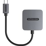 Sitecom Sd / Microsd Kaartlezer Pro Usb-c Zilver Zwart (md-1010)