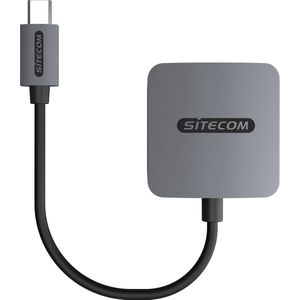 Sitecom - USB-C Kaartlezer - Zwart - Materiaal: Kunststof - UHS-II