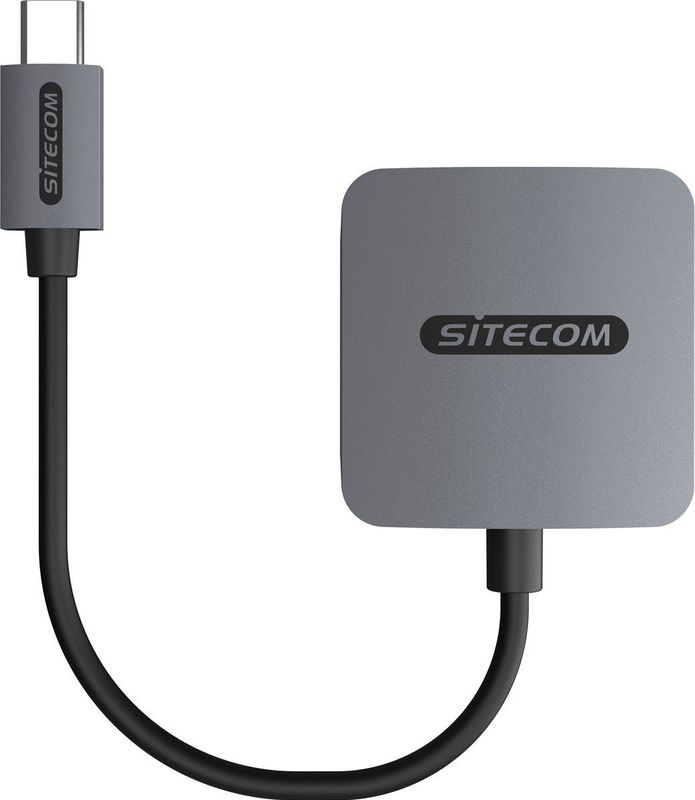 Sitecom - USB-C Kaartlezer - Zwart - Materiaal: Kunststof - UHS-II