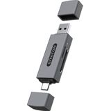 Sitecom - USB-A + USB-C Stick Card Reader High Speed