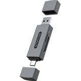 Sitecom - Usb-stick-kaartlezer - Compact - Usb-A - Usb-C - 104 MB/s