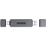 Sitecom - USB-A + USB-C Stick Card Reader with USB port
