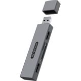 Sitecom - USB-Stick Kaartlezer - 2x USB - Zwart - 5 Gbps Snelheid