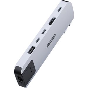 Sitecom - MacBook Air Multiport Hub - Zilver - 6 in 2 - USB C en HDMI