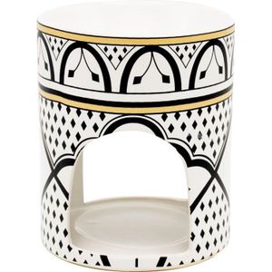 Scentchips - Waxbrander - Zwart-Wit-Geel - Geurbrander - Aromabrander