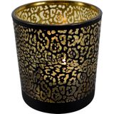 windlicht jaguar print mat zwart large 18cm