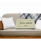 Schootkussen - Pinot Grigio - beige - 43x33x7 cm - MDF- Mars&More