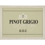 Schootkussen - Pinot Grigio - beige - 43x33x7 cm - MDF- Mars&More