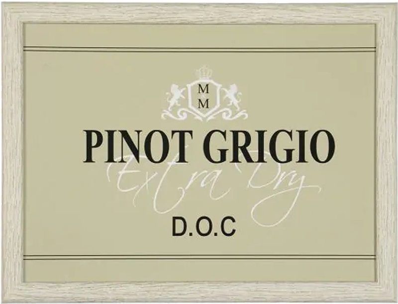 Schootkussen - Pinot Grigio - beige - 43x33x7 cm - MDF- Mars&More