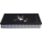 Mars & More - Schootkussen Laptray - Zwart - 43 x 33 cm - Dienblad voor op schoot