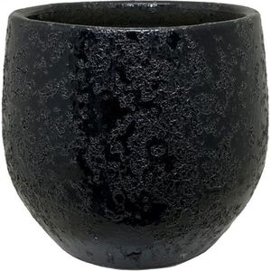 Muro bloempot zwart D23 x H21 cm