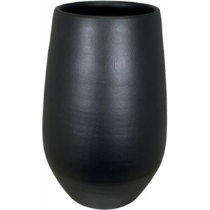 HS - Petra - Bloempot - Zwart - D 23 H 35 cm