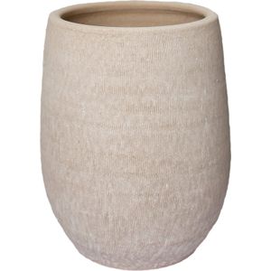 HS - Miami - Bloempot - Crème - Ø 23 H 30 cm