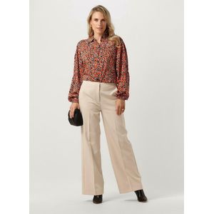 Another-Label Pantalon Moore - Hoge Taille - Wide Leg - Zand