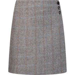 Fiene Rok - Donkergrijs Ruit - A-lijnrok