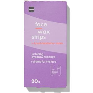 HEMA Ontharingsstrips Face Wax - 20 Stuks
