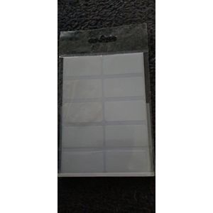 HEMA Etiketten Wit - 120 Stuks
