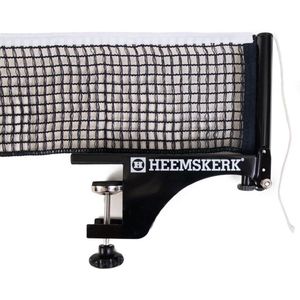 Tafeltennisnetje Heemskerk Tempo met schroefbevestiging - geschikt voor tafels met een zijrand tussen de 19 en 55 mm
