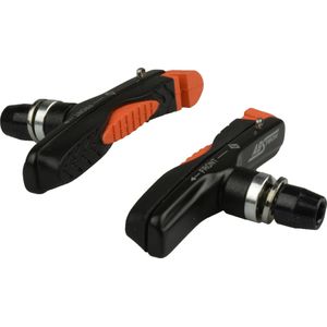 Vwp Remblokken V-brakes 80 X 12 Mm Zwart/oranje 2 Stuks