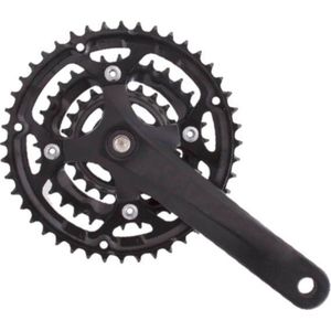Lasco fm628 kurbelgarnitur alu cnc bsa 44 32 22 -1 mm 170 mm matt schwarz