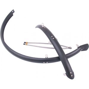 Sunnywheel Spatborden Set Kunststof 28 Inch 45mm Matzwart
