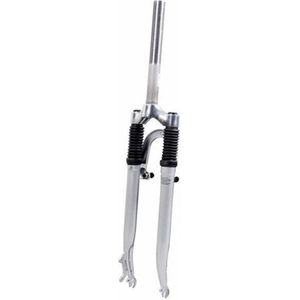 Vwp - Voorvork Verend - 28 Inch - Zilver - Staal - Geschikt voor Schijfrem en V-Brake