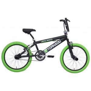 Royal Bugatti Freestyle BMX Kinderfiets - Unisex - 20 inch - Zwart/Groen