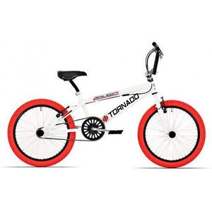 Royal Bugatti Freestyle BMX Kinderfiets - Unisex - 20 inch - Wit/Rood