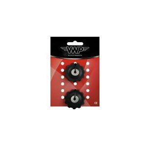 VWP derailleurwieltjes 11 tanden 7-11S zwart 2 stuks