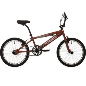 Royal Bugatti Freestyle BMX fiets - 20 inch - mat donker Bruin met zwarte banden