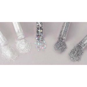 Glitterset assorti Snow White 1.8 Gram 5 Stuks