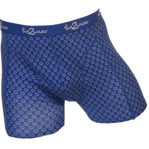 Boxershort 4XL smiley blauw grote maat