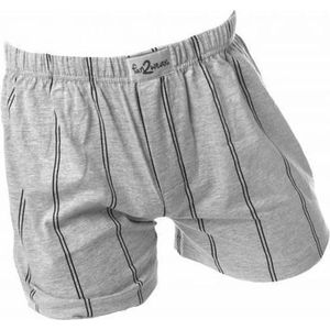 Funderwear - Fun2wear - Boxershort - Grijs - Wijde Heren Krijtstreep