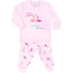 Fun2Wear Pyjama Flamingo Pink maat 164