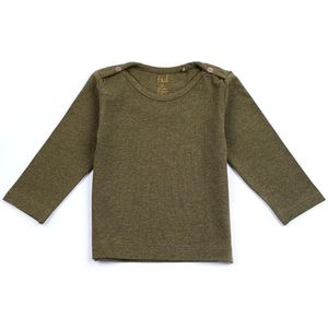 Frogs and Dogs - Omslagshirt Khaki - babyshower - kraamcadeau - Maat 68 - Jongens