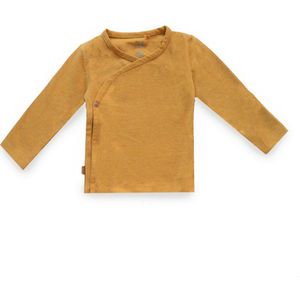 Frogs and Dogs - Shirt Ocher - babyshower - kraamcadeau- Okergeel - Maat 62 - Jongens, Meisjes