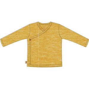 Frogs and Dogs - Omslagshirt Ocher - Okergeel - Maat 74