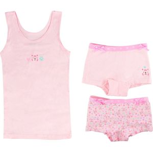 Funderwear - Meisjes Set - Hemden - Tijgerprint - Katoen