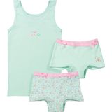 Funderwear - Meisjes Setje - Boxershorts - Roze - Groen - Paars - Lila