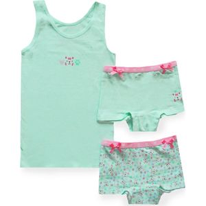 Funderwear - Meisjes Setje - Lila - Onderbroek & Hemdje - Boxershorts