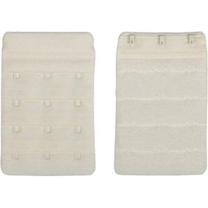 Beha Verlengstuk / Verlenger 3 Haaks Ecru (2 Pack)