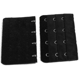 Beha Verlengstuk / Verlenger 4 Haaks Zwart